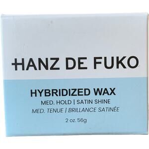 Hanz De Fuko Hybridized Wax Medium Hold Satin Shine Men All Hair Types 2 oz NEW